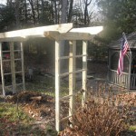 Build a sturdy arbor like this with the Makita hypoid saw.